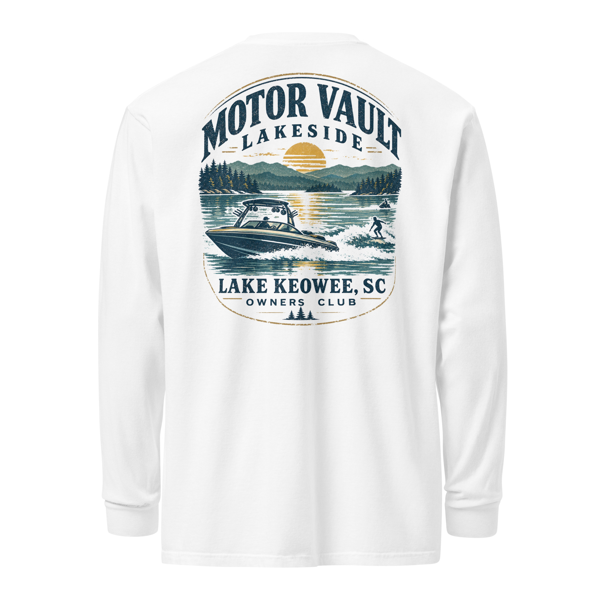 Garment-dyed heavyweight long-sleeve shirt, Lake Keowee - Image 2