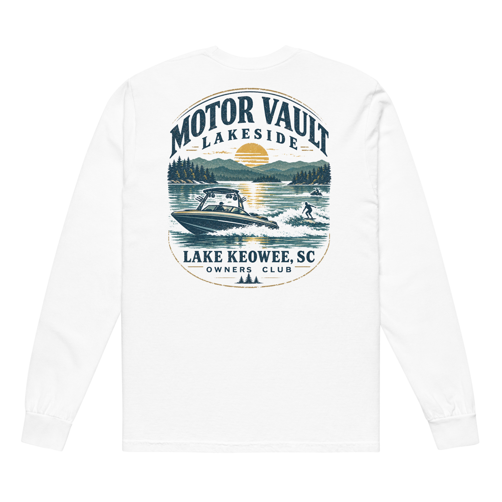 Garment-dyed heavyweight long-sleeve shirt, Lake Keowee - Image 8