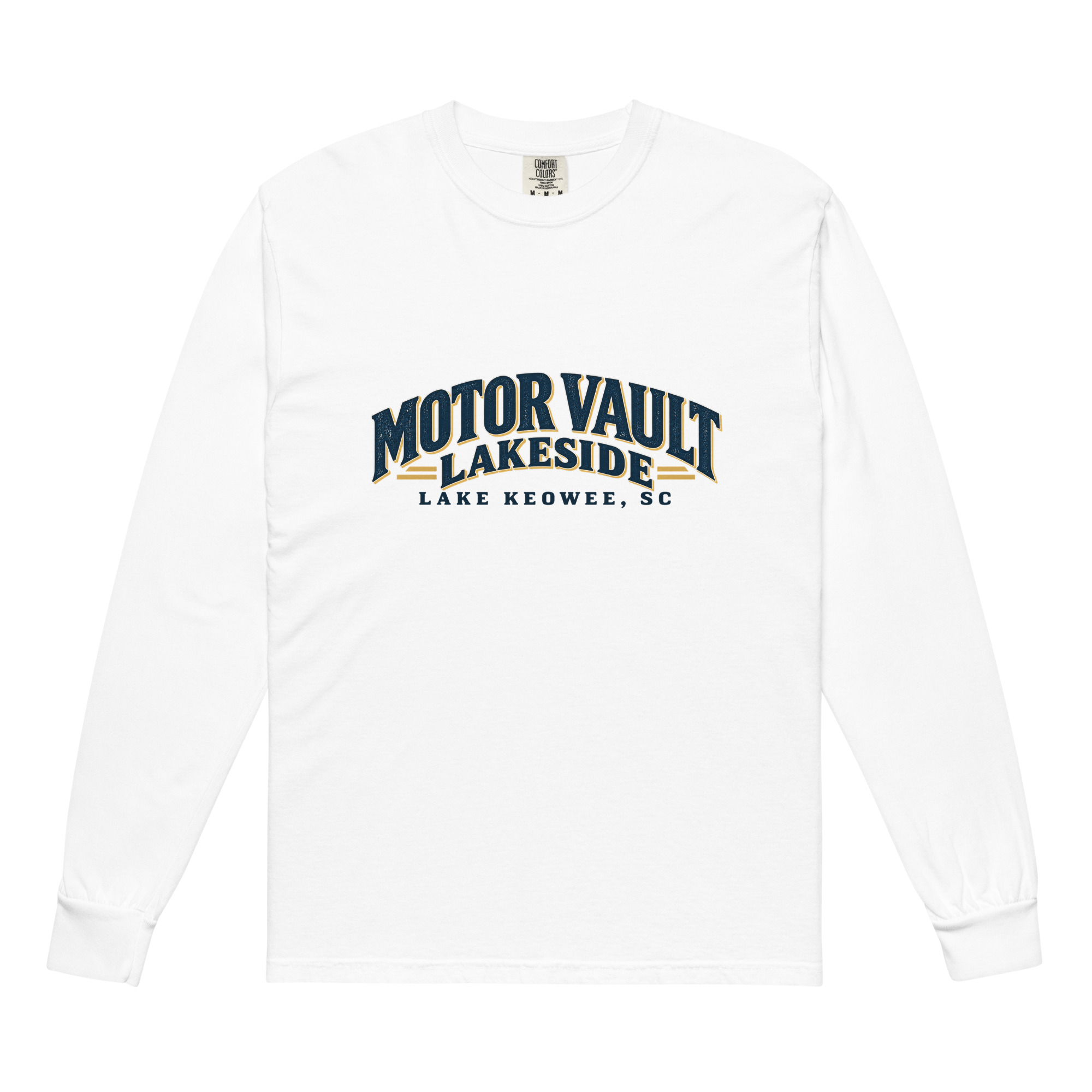 Garment-dyed heavyweight long-sleeve shirt, Lake Keowee - Image 7