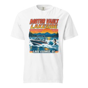 Unisex garment-dyed heavyweight t-shirt, Lake Keowee