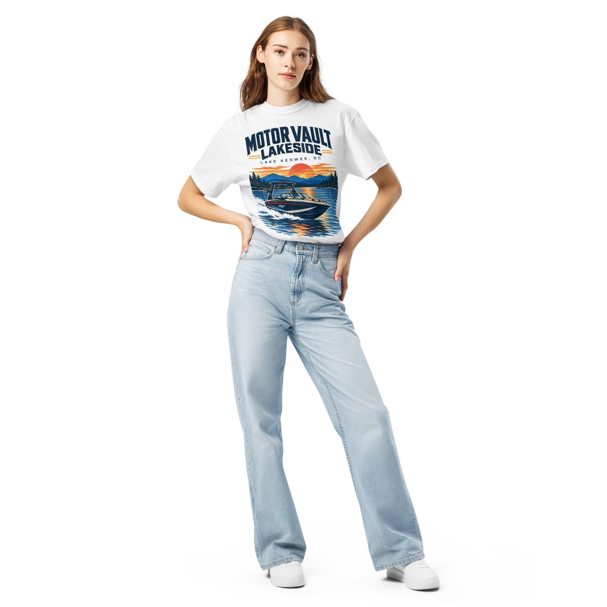 Comfort Colors, Lake Keowee - Unisex garment-dyed heavyweight t-shirt, - Image 5