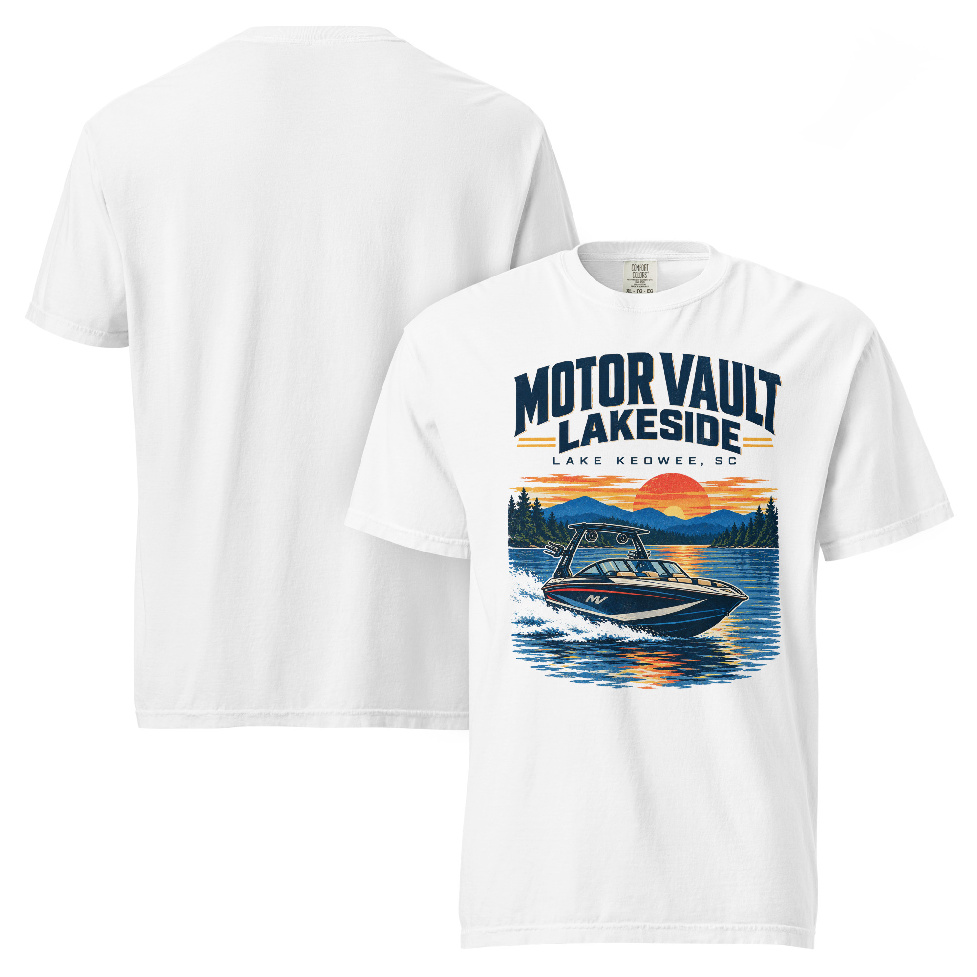 Comfort Colors, Lake Keowee - Unisex garment-dyed heavyweight t-shirt, - Image 2