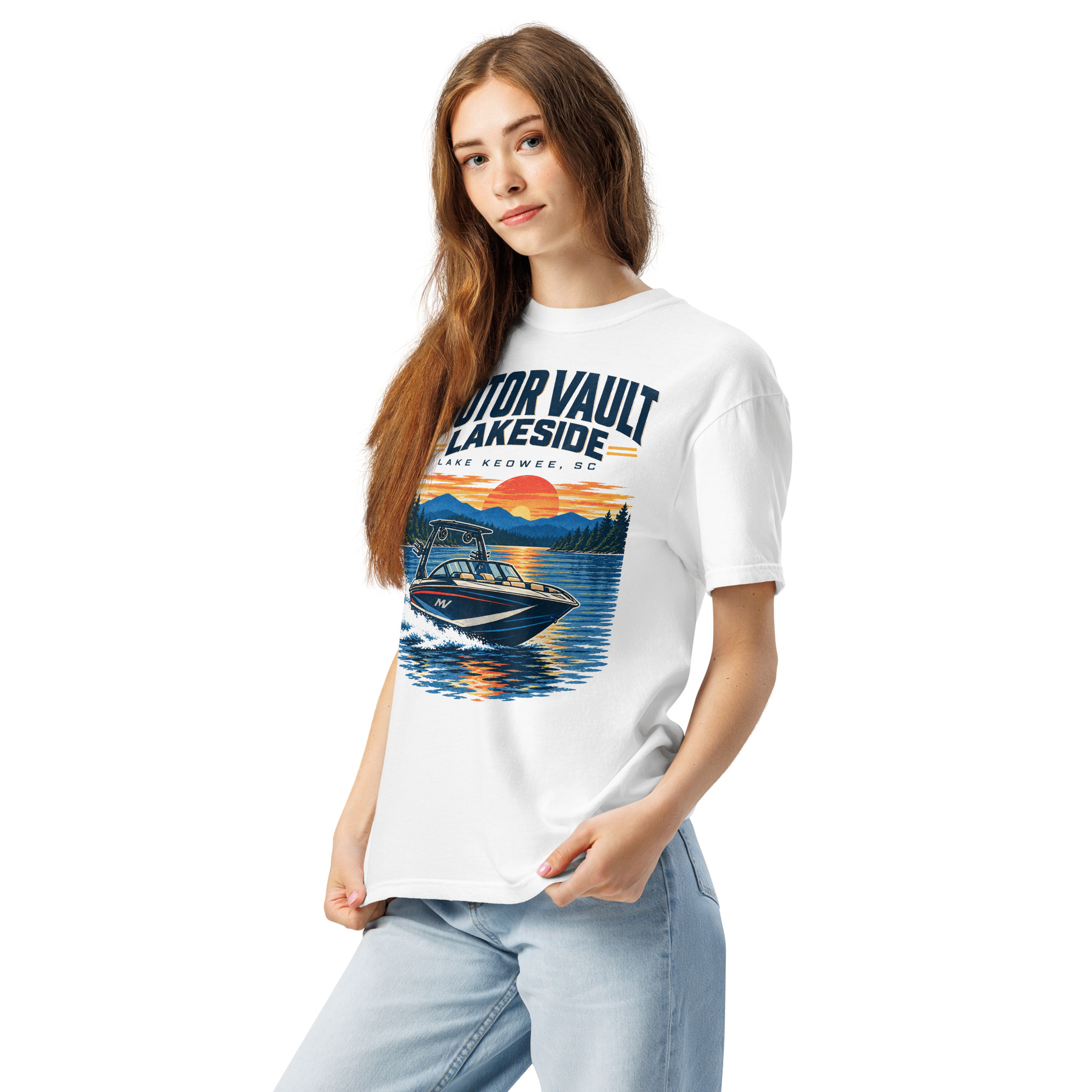 Comfort Colors, Lake Keowee - Unisex garment-dyed heavyweight t-shirt, - Image 6