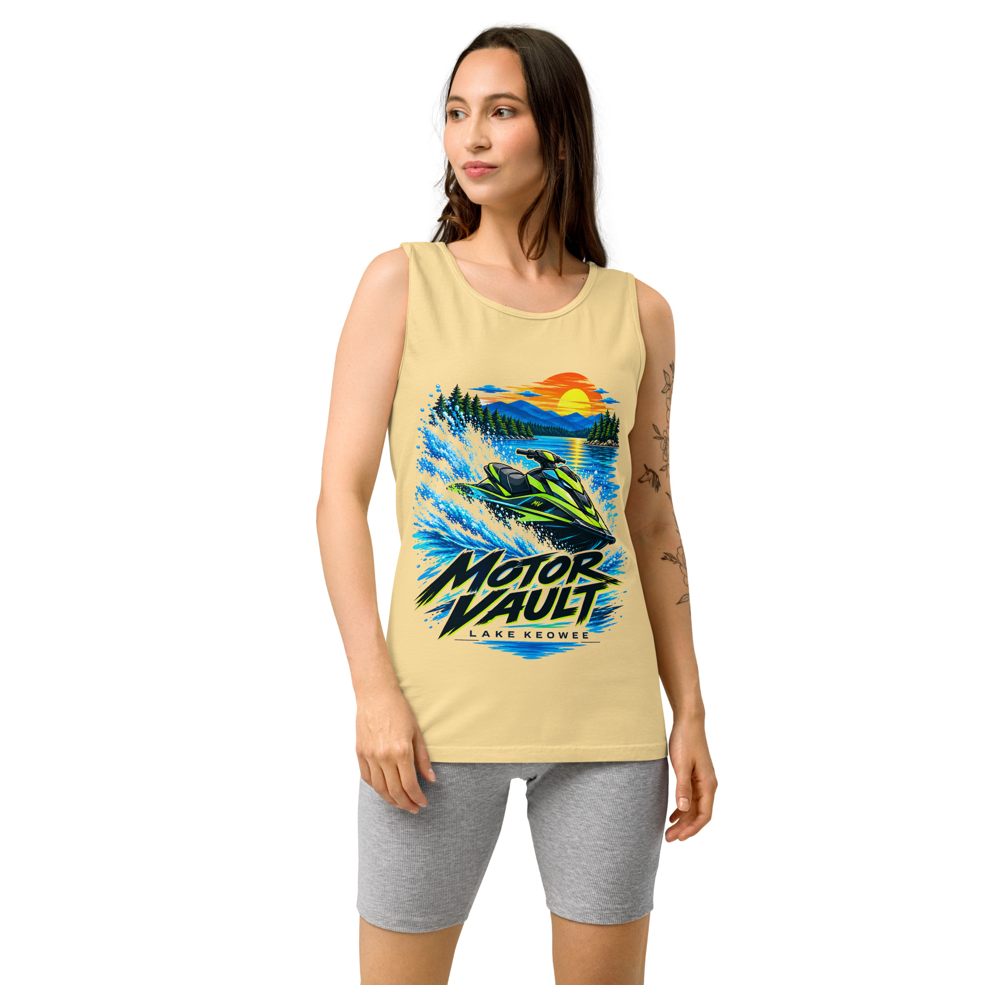 Comfort Colors Tank, Lake Keowee - Unisex garment-dyed tank top - Image 16