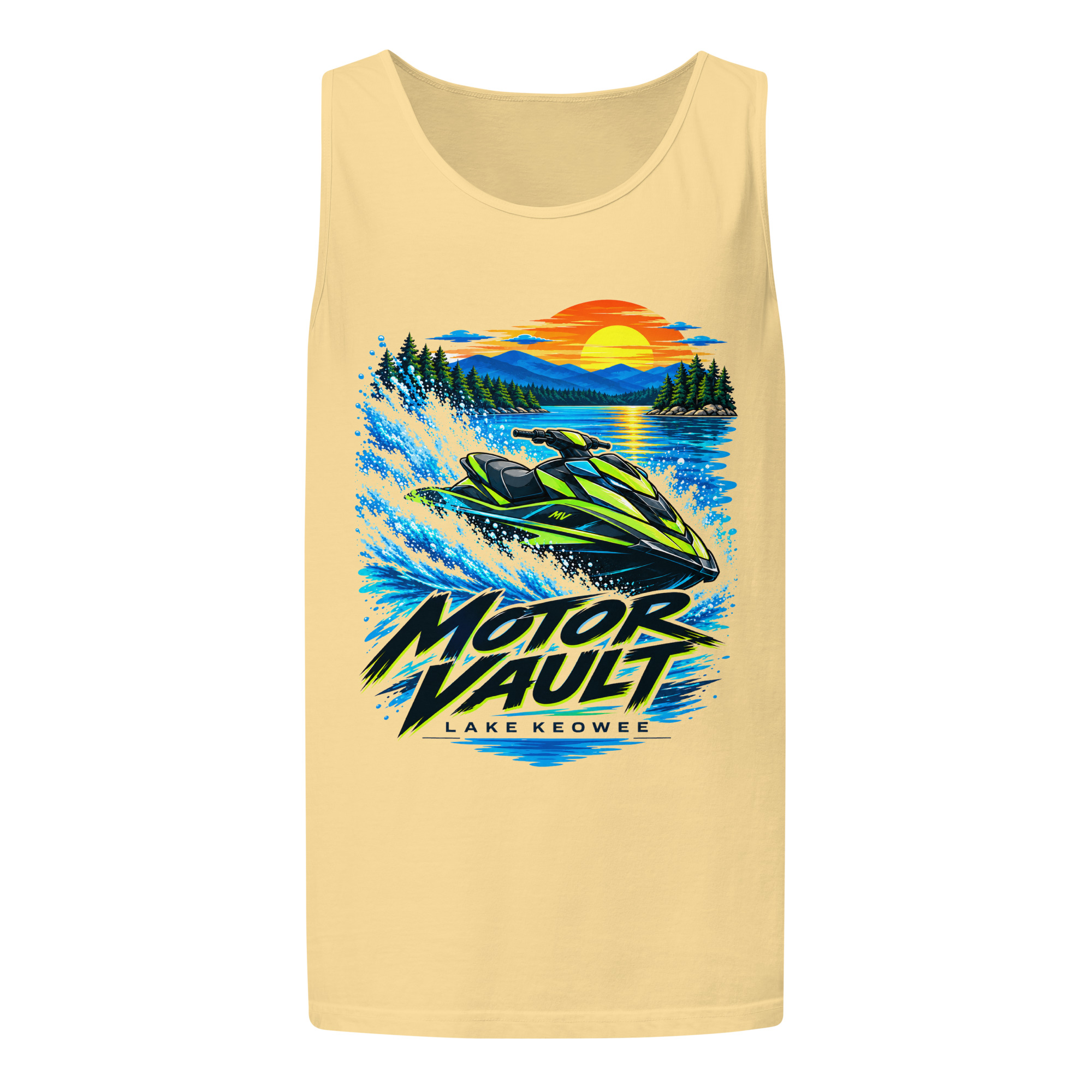Comfort Colors Tank, Lake Keowee - Unisex garment-dyed tank top - Image 9