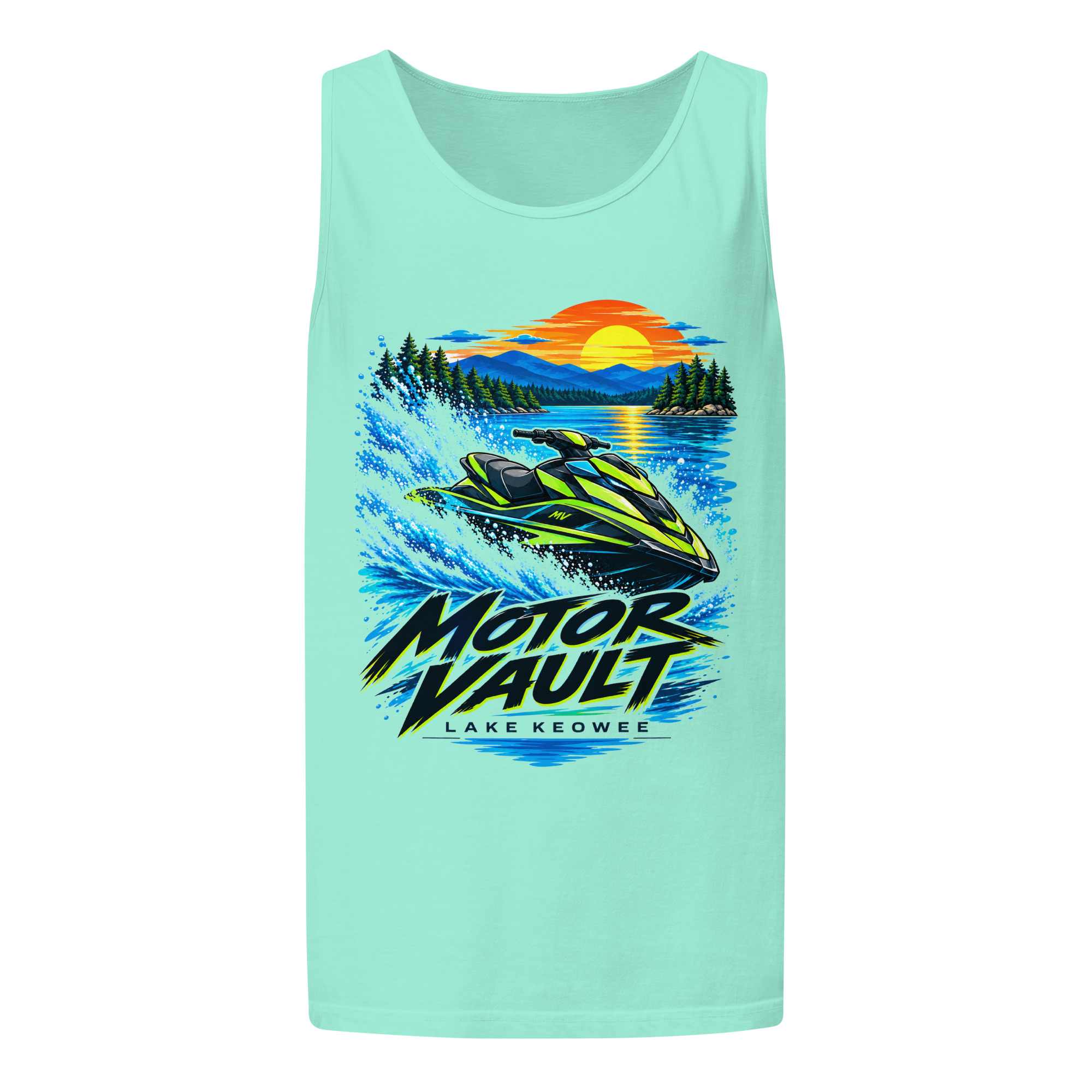 Comfort Colors Tank, Lake Keowee - Unisex garment-dyed tank top - Image 8