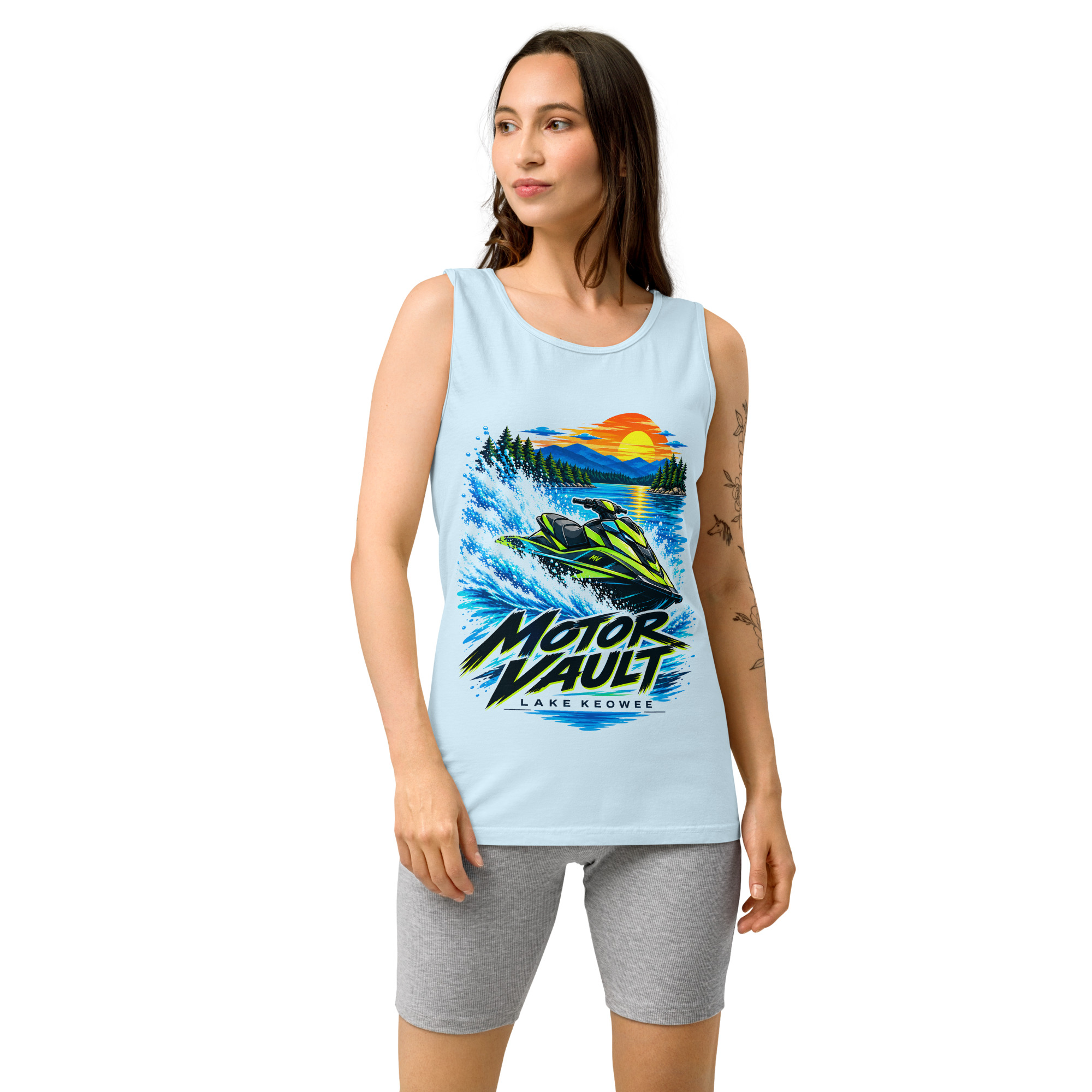 Comfort Colors Tank, Lake Keowee - Unisex garment-dyed tank top - Image 18