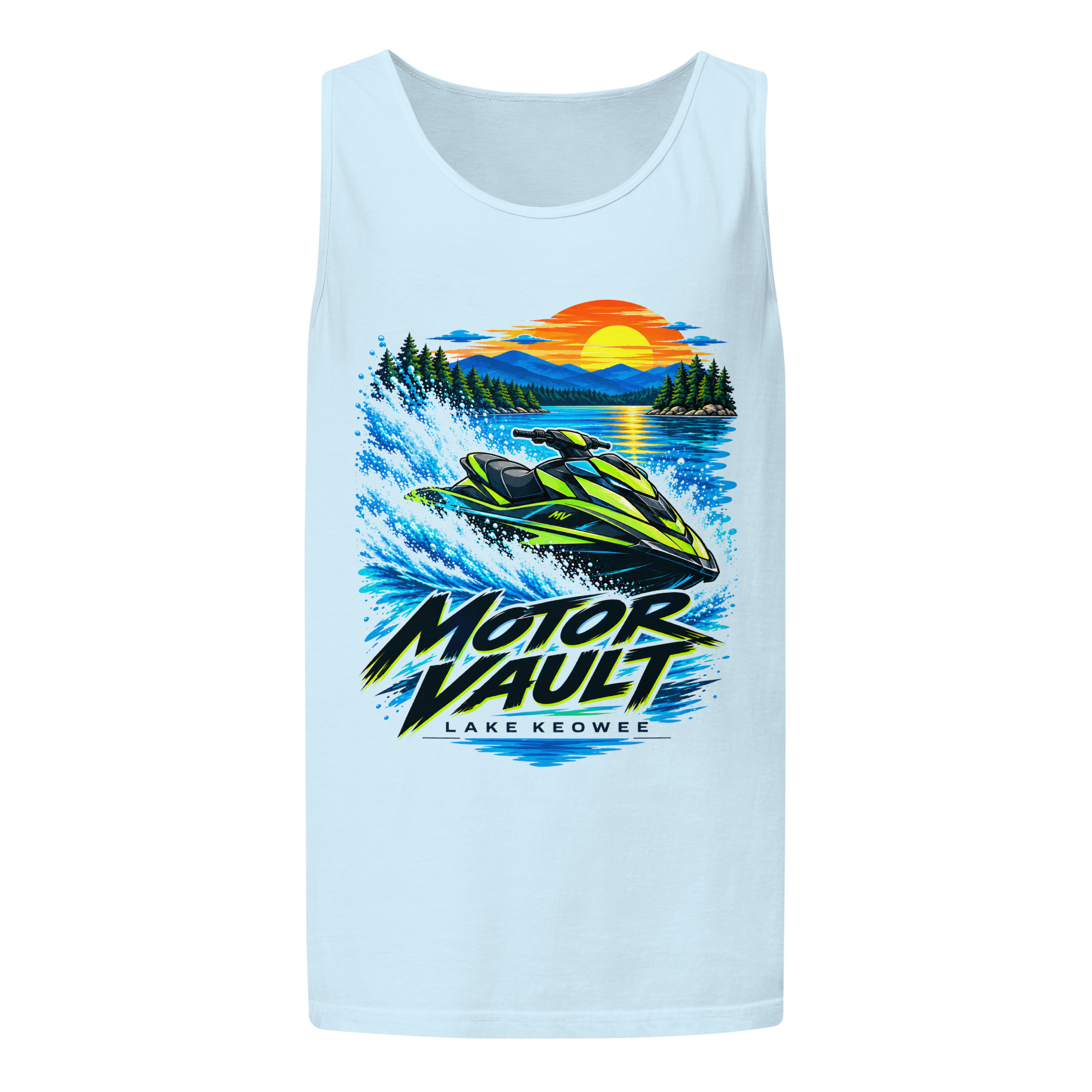 Comfort Colors Tank, Lake Keowee - Unisex garment-dyed tank top - Image 10