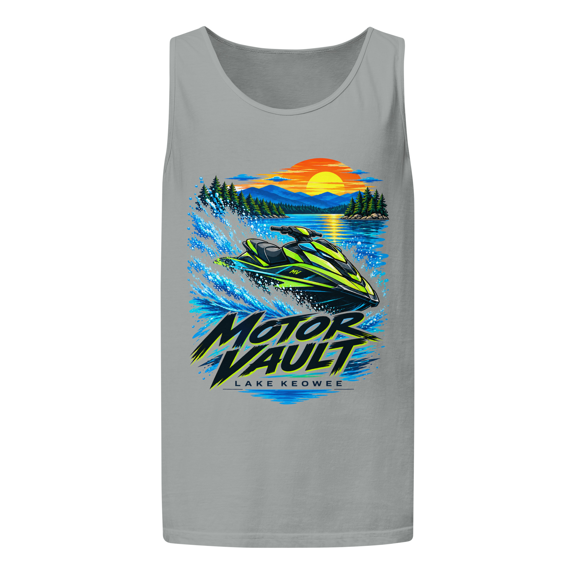 Comfort Colors Tank, Lake Keowee - Unisex garment-dyed tank top - Image 3