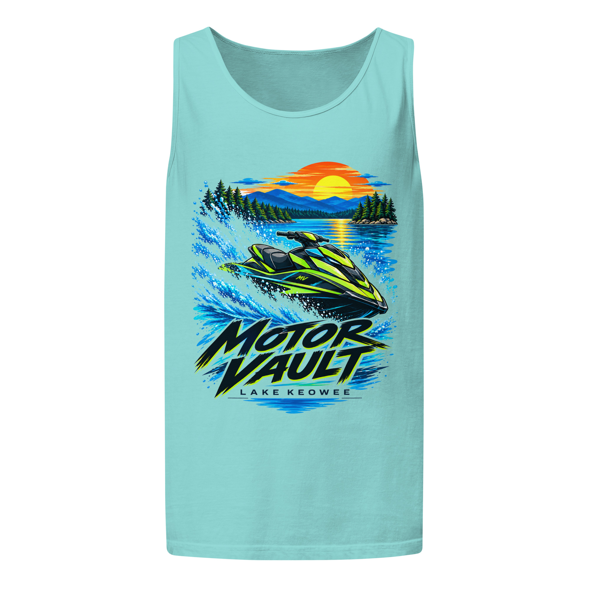 Comfort Colors Tank, Lake Keowee - Unisex garment-dyed tank top - Image 7