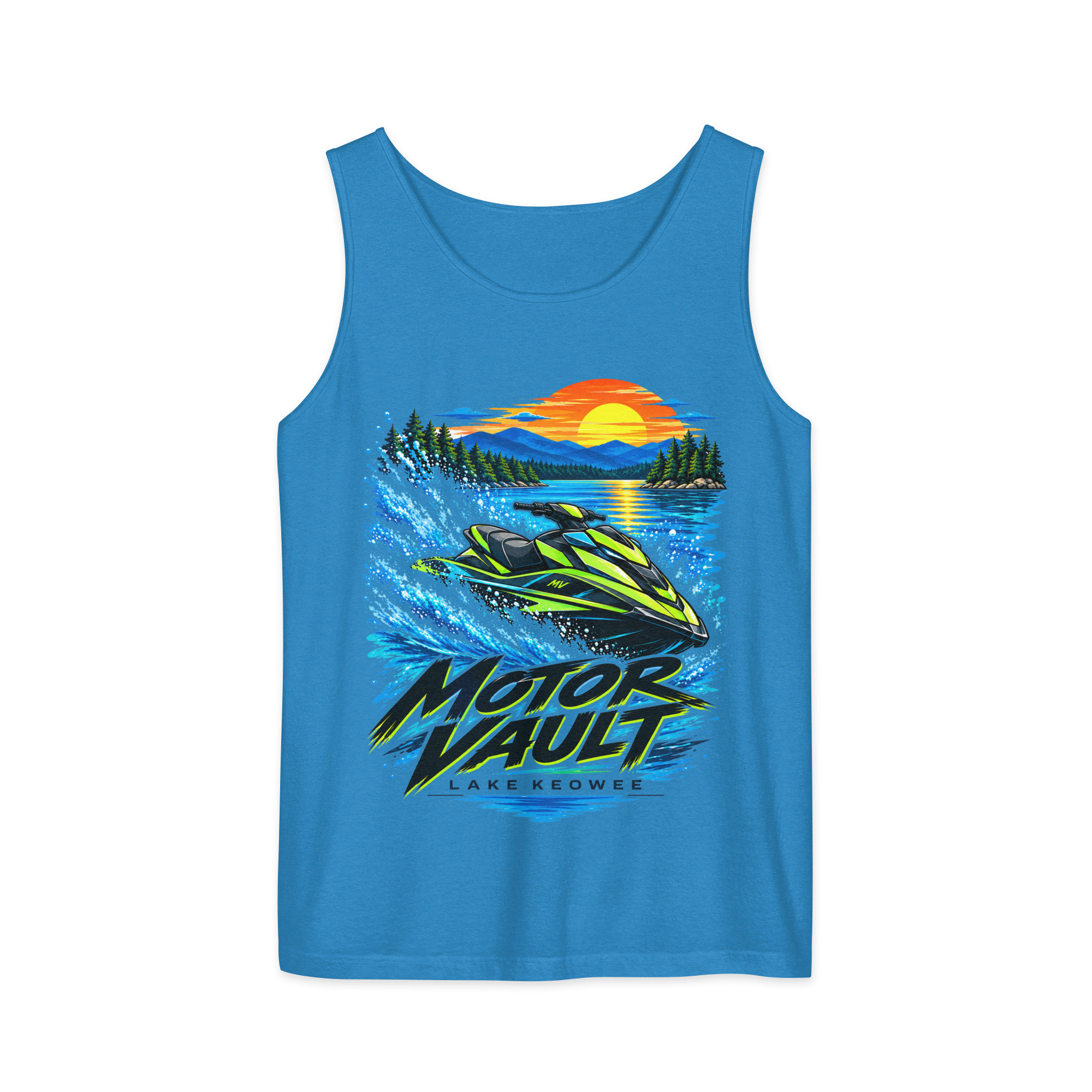 Comfort Colors Tank, Lake Keowee - Unisex garment-dyed tank top - Image 24