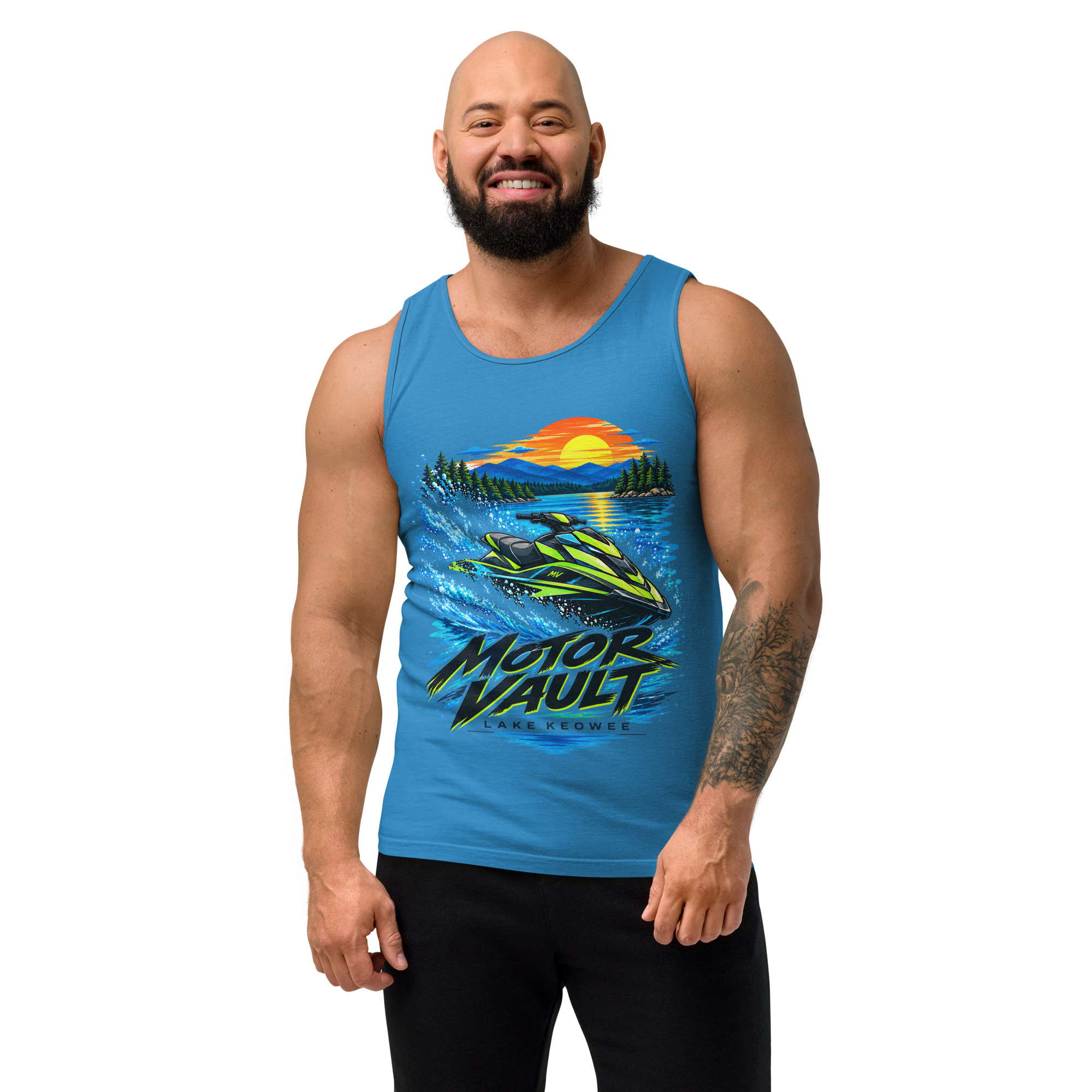 Comfort Colors Tank, Lake Keowee - Unisex garment-dyed tank top - Image 13
