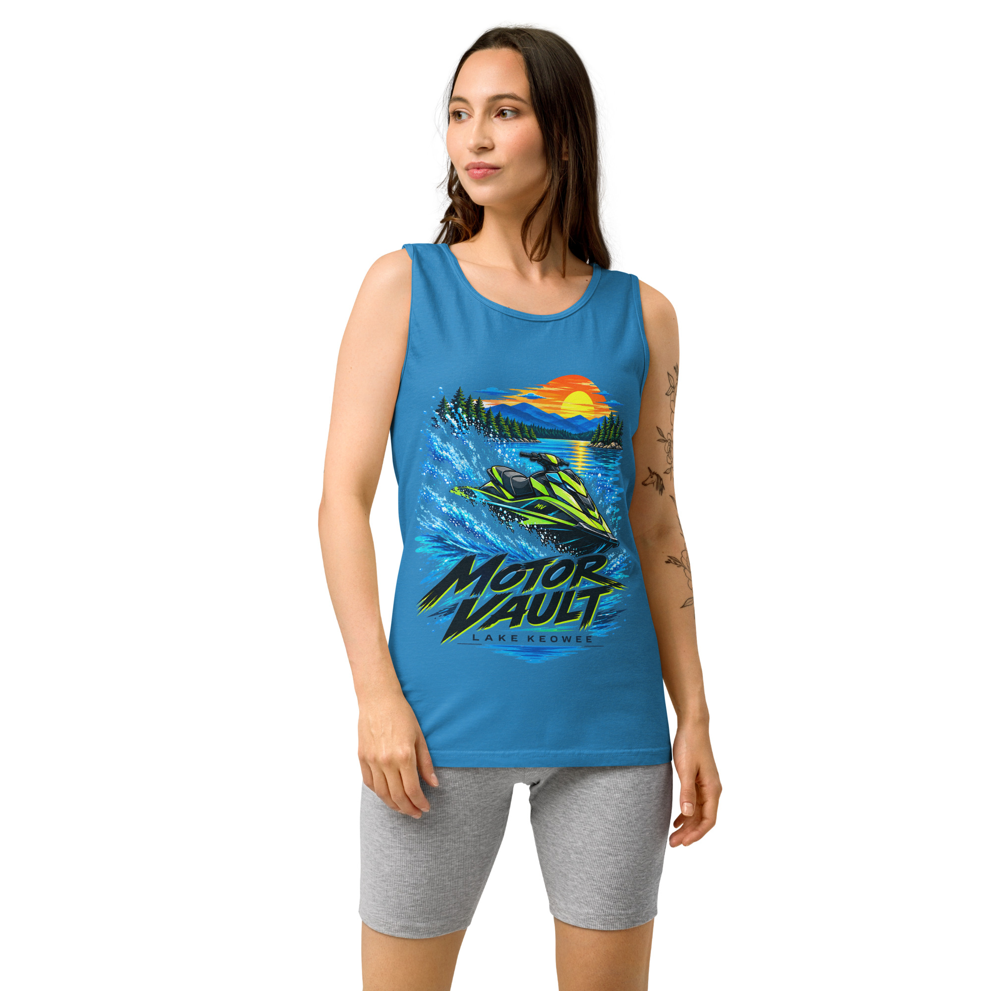 Comfort Colors Tank, Lake Keowee - Unisex garment-dyed tank top - Image 14