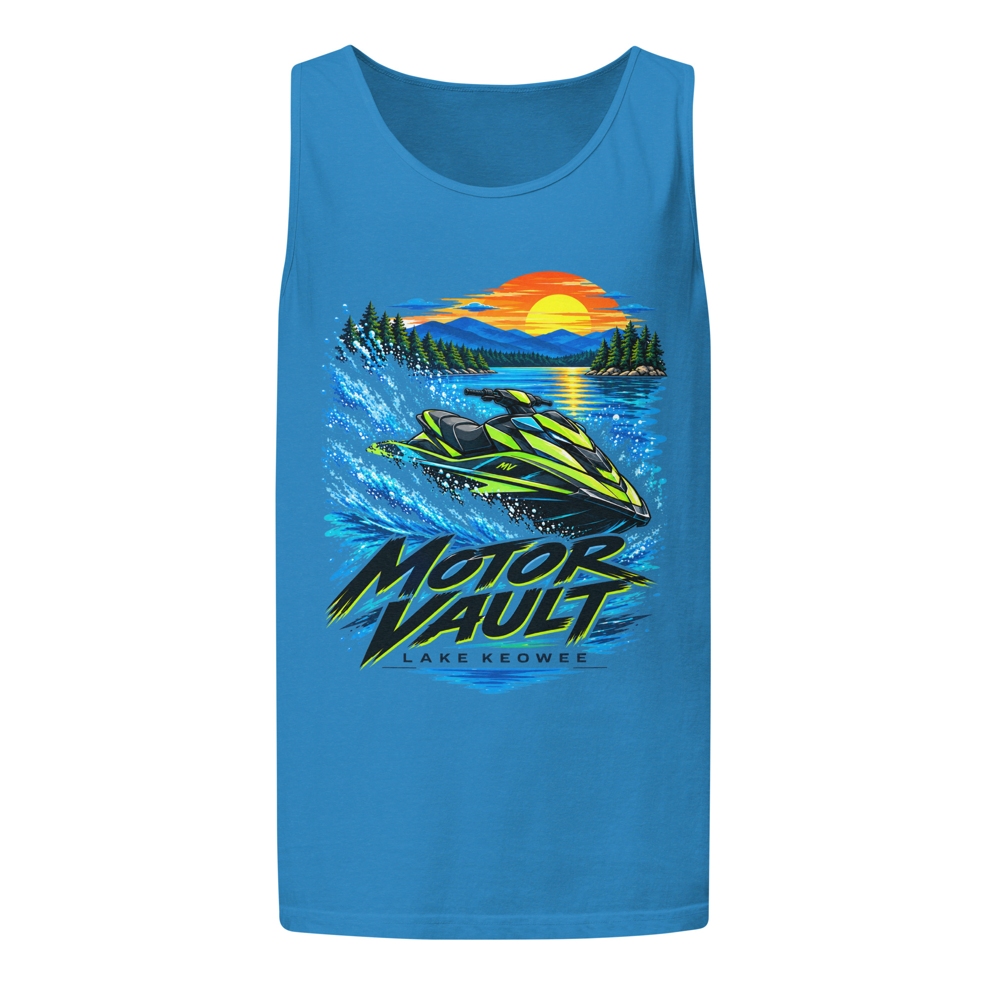 Comfort Colors Tank, Lake Keowee - Unisex garment-dyed tank top - Image 2