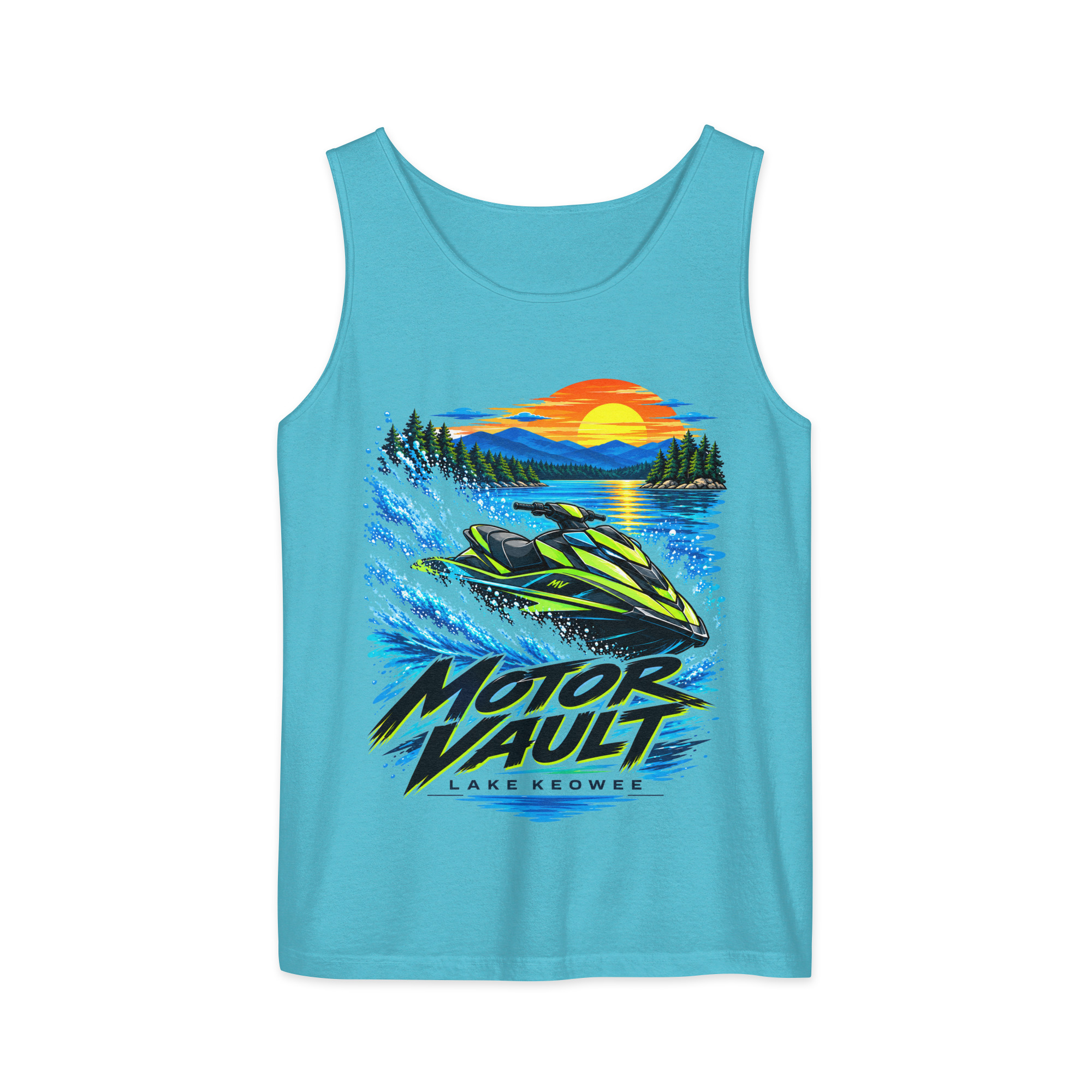 Comfort Colors Tank, Lake Keowee - Unisex garment-dyed tank top - Image 21