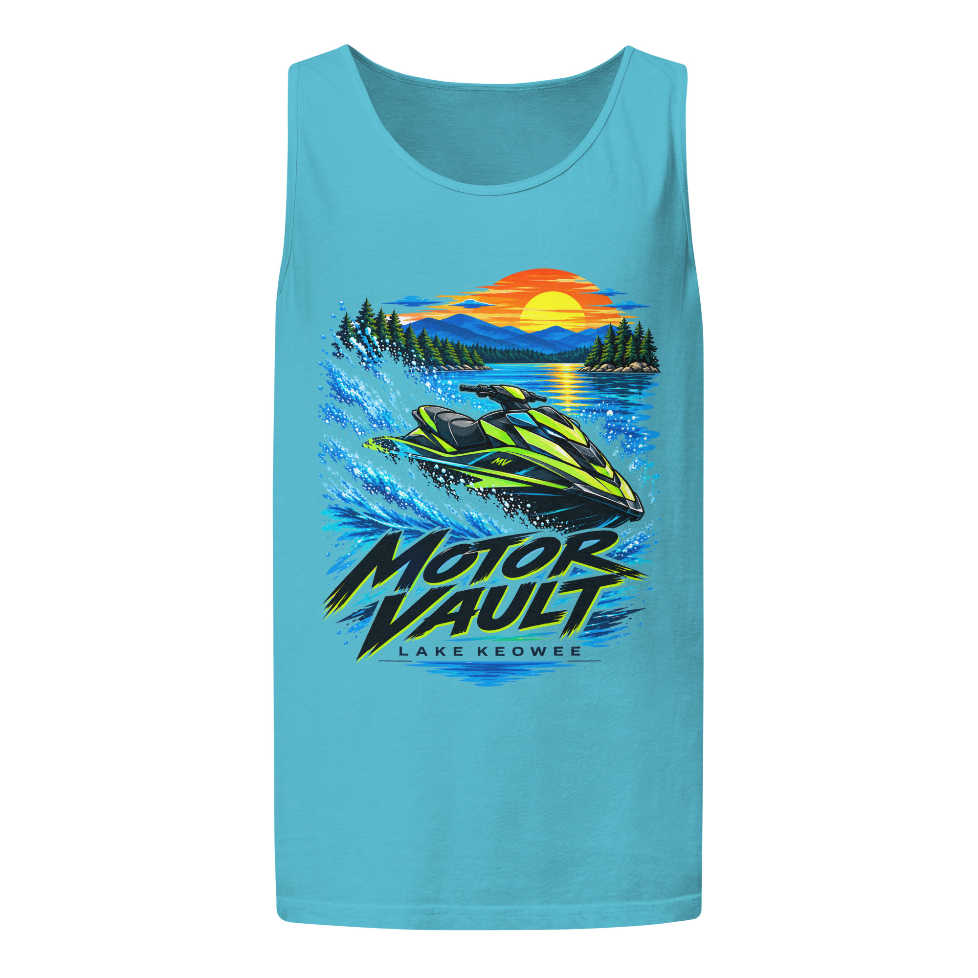 Comfort Colors Tank, Lake Keowee - Unisex garment-dyed tank top - Image 4