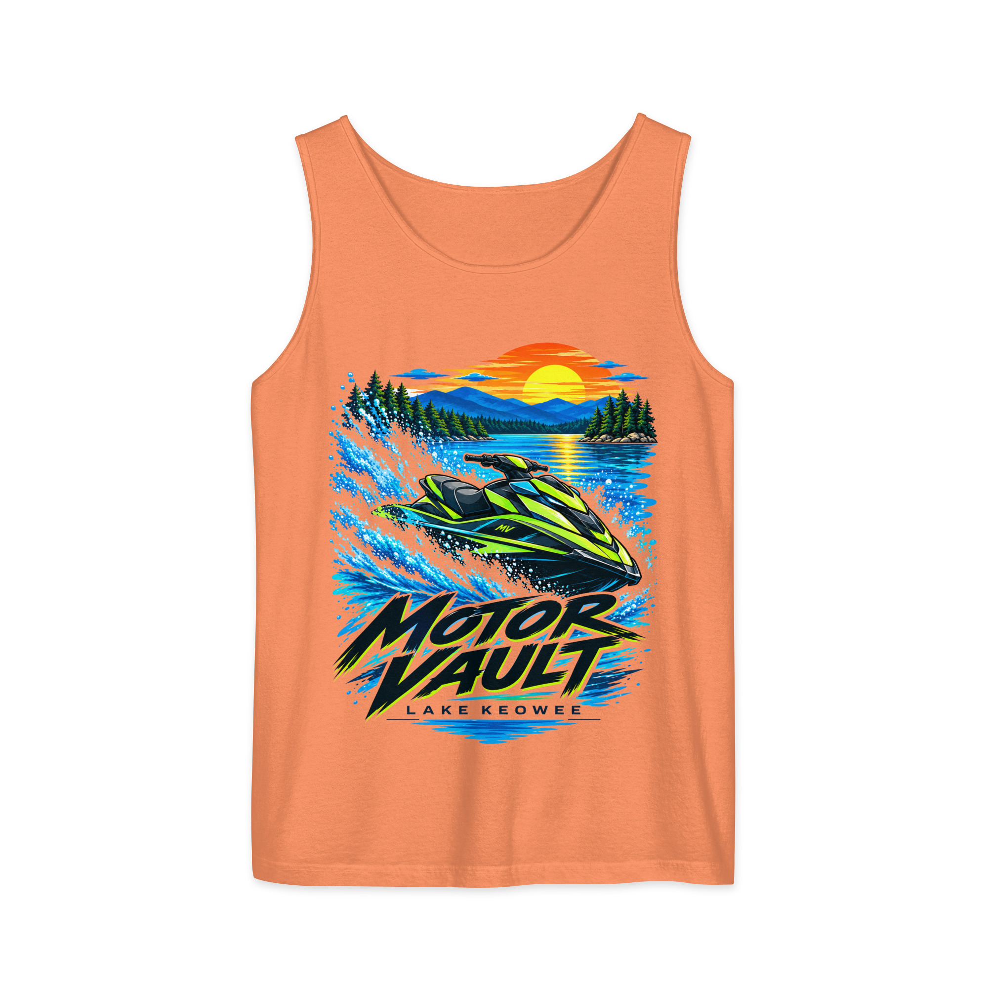 Comfort Colors Tank, Lake Keowee - Unisex garment-dyed tank top - Image 23