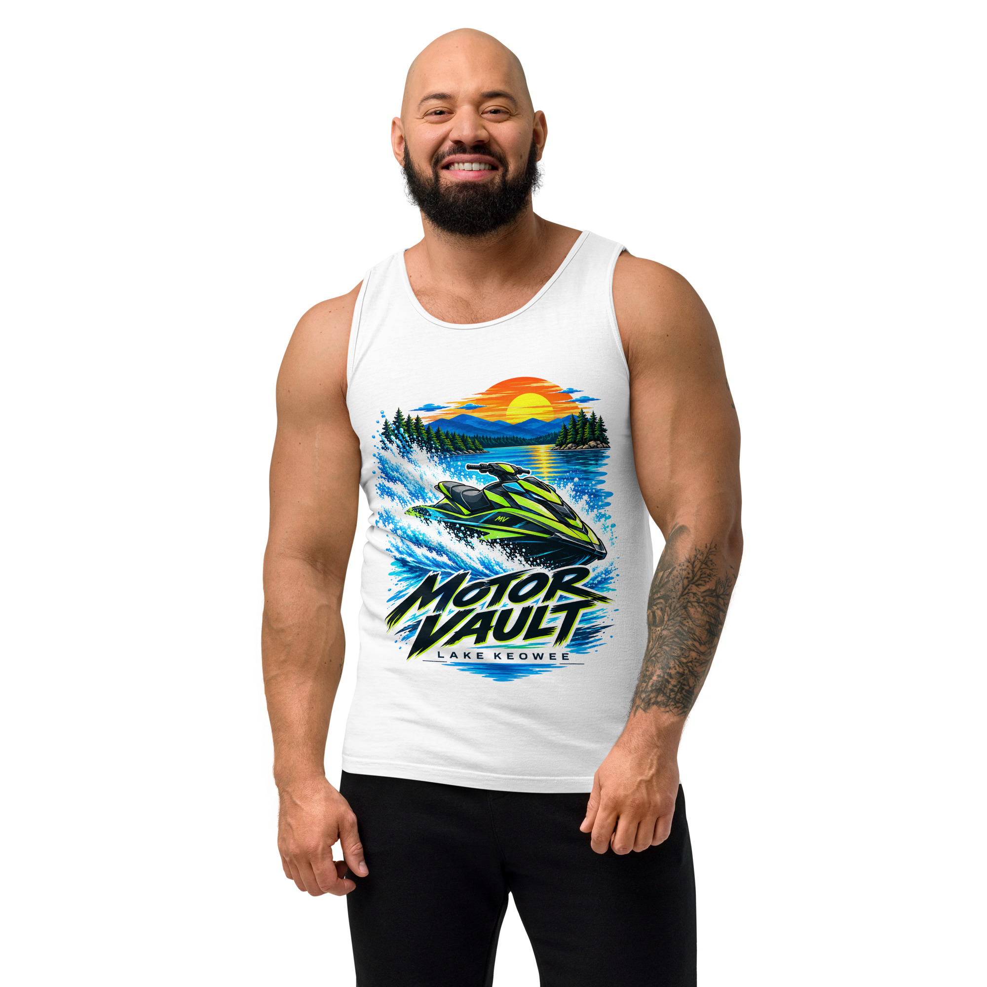 Comfort Colors Tank, Lake Keowee - Unisex garment-dyed tank top - Image 12