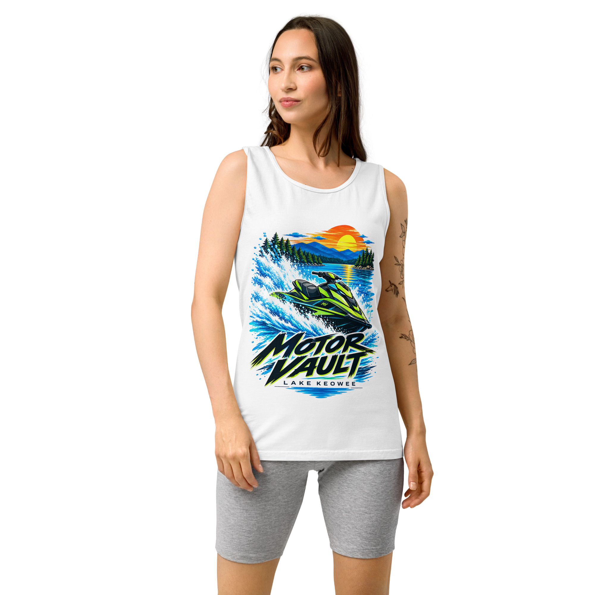 Comfort Colors Tank, Lake Keowee - Unisex garment-dyed tank top - Image 17