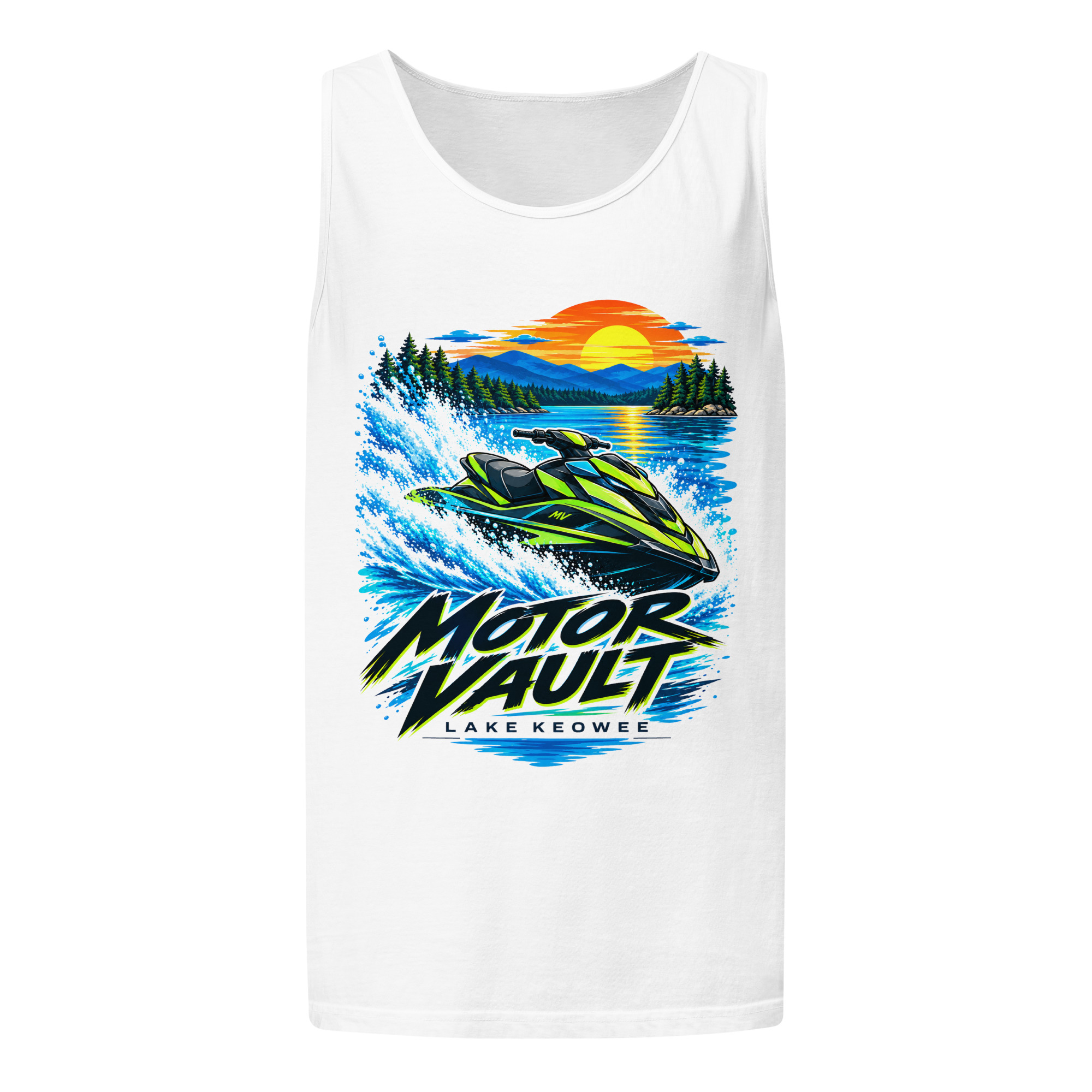 Comfort Colors Tank, Lake Keowee - Unisex garment-dyed tank top - Image 11